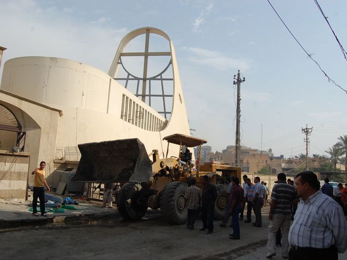 كنيسة في قلب بغداد بعد ساعات هجوم مسلح