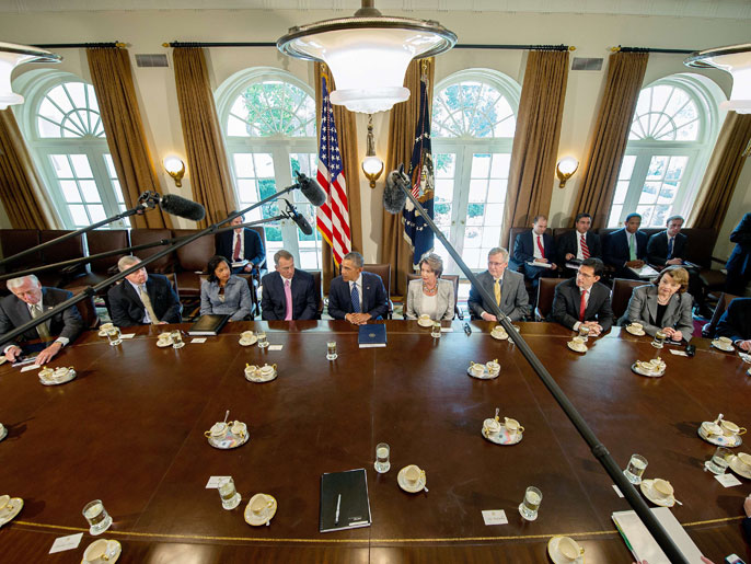 أوباما عقد اجتماعات في البيت الأبيض مع قادة الكونغرس  (الفرنسية)