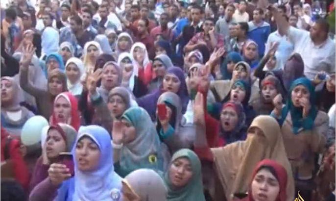 تواصل تظاهرات طلاب الجامعات المصرية
