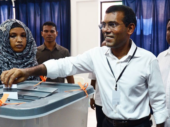 MALDIVES : To go with Maldives-vote,ADVANCER