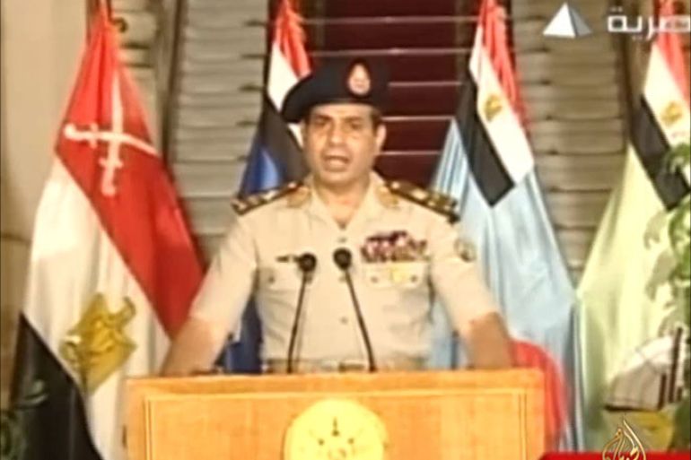 عبدالفتاح السيسي على مسرح السياسة المصرية