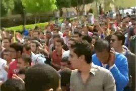 قوات الأمن المصرية تقمع مظاهرات بجامعة الأزهر