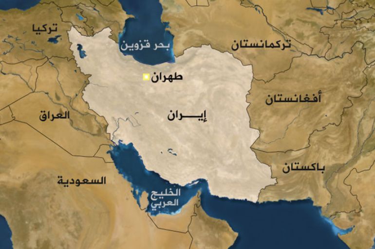 خريطة إيران - قديمة الرجاء عدم الاستخدم