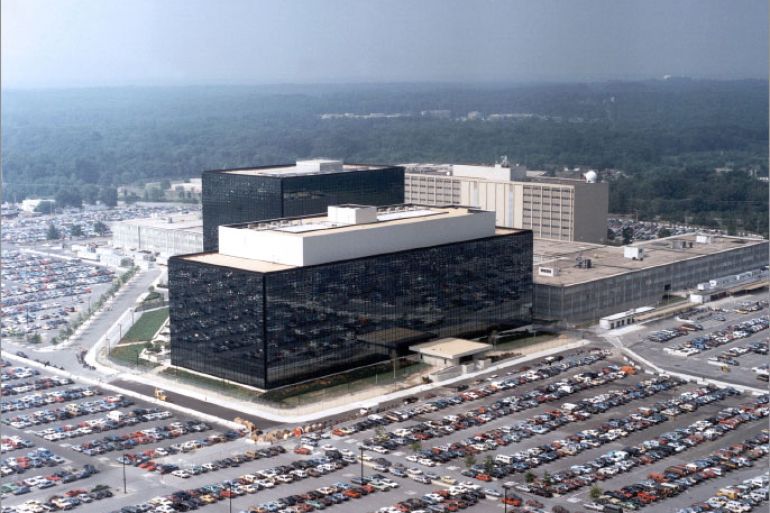 An undated handout photo by the National Security Agency (NSA) shows the NSA headquarters in Fort Meade, Maryland, USA. According to media reports, a secret intelligence program called 'Prism' run by the US Government's National Security Agency has been collecting data from millions of communication service subscribers through access to many of the top US Internet companies, including Google, Facebook, Apple and Verizon. Reports in the Washington Post and The Guardian state US intelligence services tapped directly in to the servers of these companies and five others to extract emails, voice calls, videos, photos and other information from their customers without the need for a warrant. EPA/NATIONAL