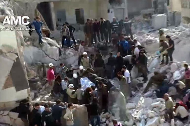 عشرات بين قتيل وجريح في حلب نتيجـة غارات جوية ومعارك في دير الزور والقلمون بريف دمشق