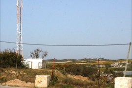الحدود الشمالية لقطاع غزة مع إسرائيل حيث تجري المناورات قريبة منها