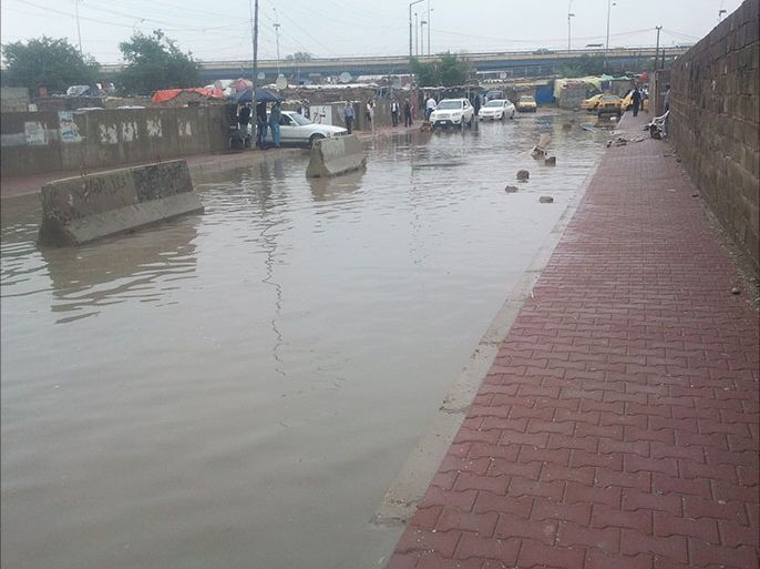 جانب من الفيضانات في العراق