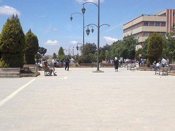 حركات طلاب حماة مراقبة بدقة في جامعة البعث بحمص (الجزيرة)
