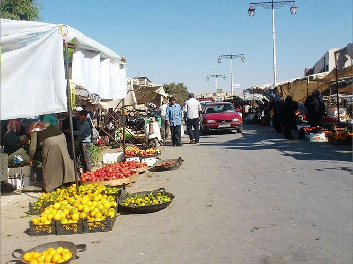سوق الحاضر للخضروات في حماة - الجزيرة نت