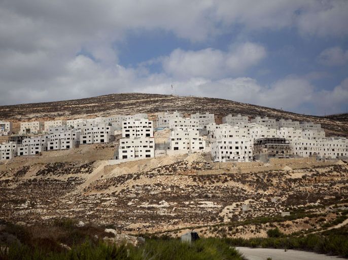 A file picture taken on September 13, 2010 shows a general view of new constructions in the Jewish settlement of Givat Zeev in the West Bank, north of Jerusalem, one of the settlements where new houses will be built after Israeli authorities have given their go-ahead on November 25, 2013. Israeli authorities have given the go-ahead for the construction of 829 new settler homes that would be built north of Jerusalem in the settlements of Givat Zeev, Nofei Prat, Shilo, Givat Salit and Nokdim, said Lior Amihai