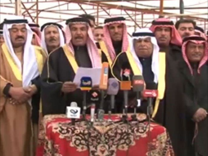 مجلس ثوار العشائر المحافظات الست المحتجة في العراق