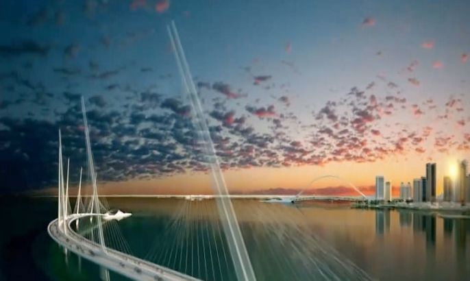 الإعلان في الدوحة عن مشروع معبر شرق المكون من 3 جسور تتصل ببعضها عبر أنفاق تحت مياه الخليج