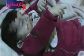فيديو الشهيدة آمنة سليمان التي توفيت من البرد بحمص