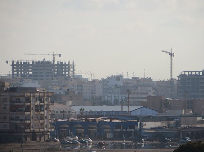 مشاريع أبراج وفنادق ببنغازي توقف العمل فيها منذ ثورة 17 فبراير