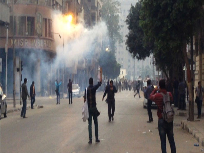 ‪الأمن فرق عددا من المظاهرات‬  (الجزيرة)