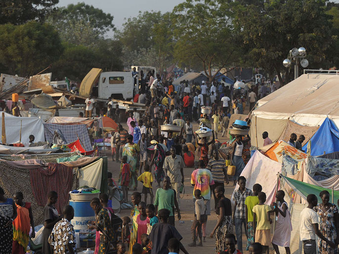 الأمم المتحدة قالت إن 122 ألفا غادروا مساكنهم بجنوب السودان (الفرنسية)