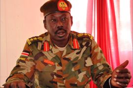 العقيد فيليب أقوير الناطق الرسمي باسم جيش جنوب السودان