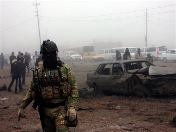 الشرطة والجيش العراقيان كثيرا ما يتم استهداف عناصرهما بتفجيرات (رويترز-أرشيف)