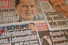 وسائل الإعلام الألمانية أفردت حيزا واسعا لمتابعة إصابة شوماخر وهو ما لاقي انتقادات. الجزيرة نت