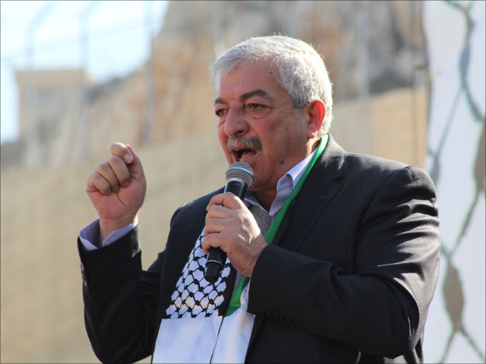 ‪العالول: سنواصل النضال لنيل مطالب الشعب الفلسطيني وحريته‬ (الجزيرة)