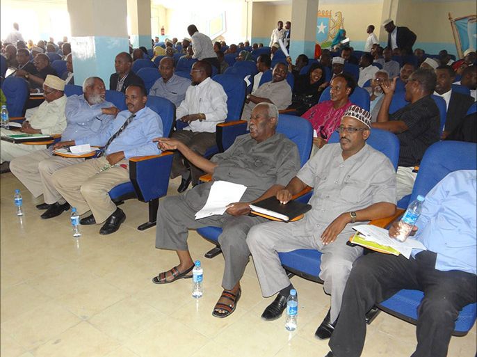 البرلمان الصومالي في جلسته الثلاثاء.