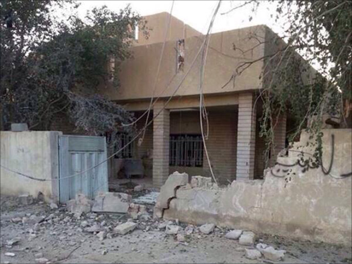  منزل بالفلوجة بعد تعرضه إلى قصف صاروخي (الجزيرة تت-أرشيف)