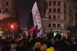 مظاهرات بطلعت حرب بالقاهرة قبل ذكرى الثورة