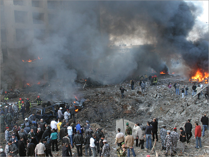 رفيق الحريري قتل بتفجير استهدف موكبه يوم 14 فبراير/شباط 2005 (الجزيرة-أرشيف)