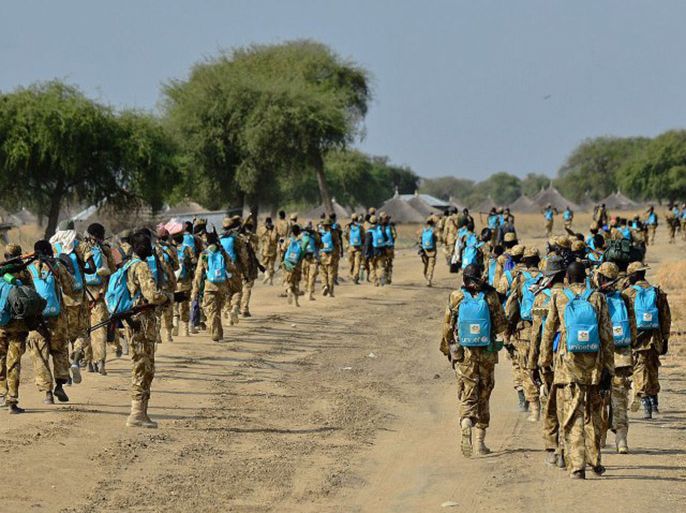 قوات جنوب السودان يسرقون حقائب الظهر التي قدمتها الأمم المتحدة للأطفال