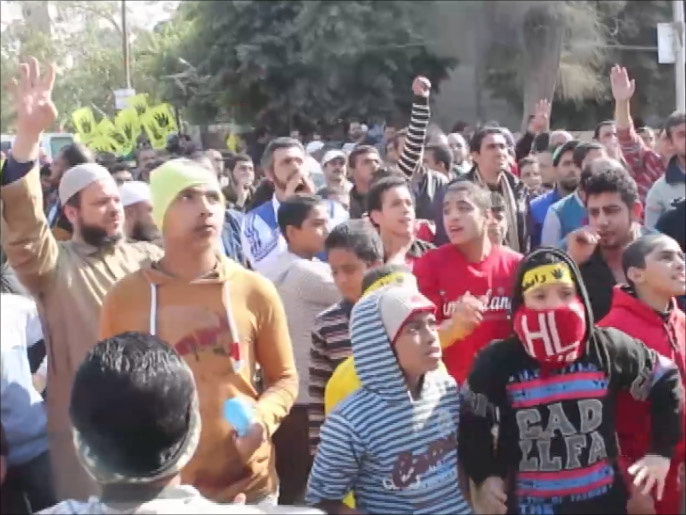 ‪جامعة الأزهر شهدت احتجاجات كثيرة ضد الانقلاب‬ (الجزيرة)