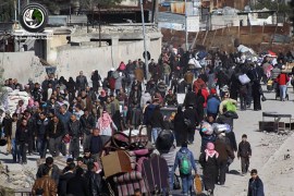 حلب نزوح الأهالي