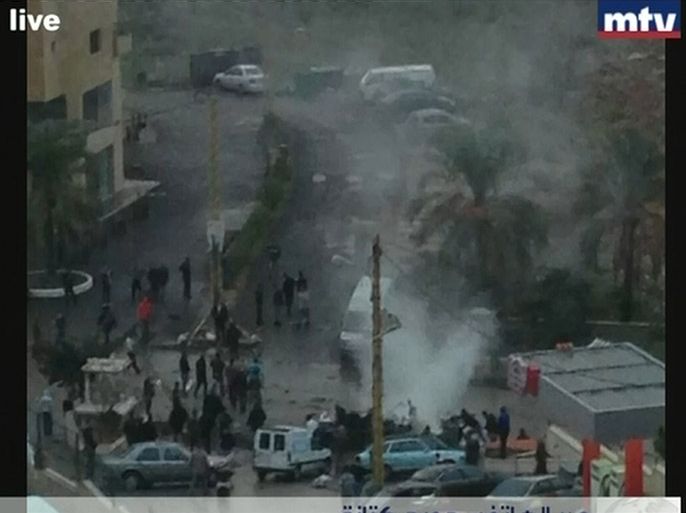 انفجار سيارة مفخخة بمنطقة الشويفات بجبل لبنان الجنوبي