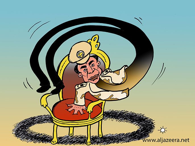 كاريكاتير ترشح السيسي