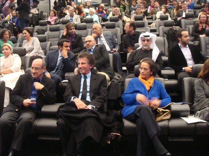 جانب من الجمهور -مهرجان للأفلام الخليجية بباريس