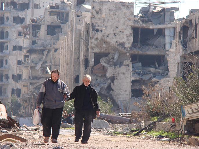 ملامح الخراب والدمار تطغى على حمص بفعل القصف والحصار (الجزيرة)