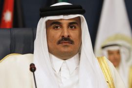 Emir of Qatar Sheikh Tamim bin Hamad al-Thani attends the 25th Arab Summit in Kuwait City, March 25, 2014. REUTERS/Hamad I Mohammed