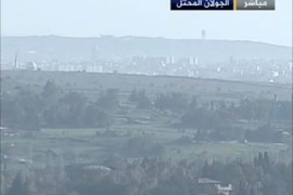 قصف إسرائيلي على مواقع للنظام السوري في الجولان المحتل