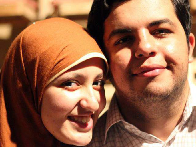 عبد الله الشامي وزوجته جهاد خالد (الجزيرة-أرشيف)