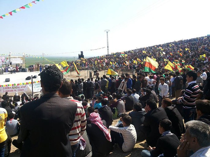 مظاهر احتفال كورد سوريا بعيد نوروز في كوباني بريف حلب