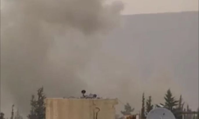 قصف بالبراميل المتفجرة على مزارع القصور بخان الشيح