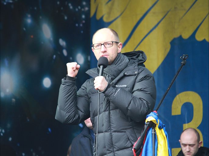 أرسيني ياتسينيوك رئيس الوزراء الأوكراني