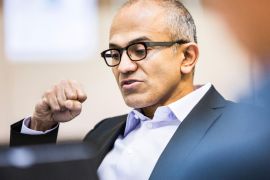 Satya Nadella, executive vice president of Microsoft's Cloud and Enterprise group, is seen in this undated Microsoft handout photograph released on February 4, 2014. Microsoft Corp named Nadella as its next chief executive officer on Tuesday, ending a longer-than-expected search for a new leader after Steve Ballmer announced his intention to retire in August. Nadella is only the third CEO in Microsoft's 39-year history, following co-founder Bill Gates and Ballmer. REUTERS/Microsoft/Handout via Reuters (UNITED STATES - Tags: BUSINESS PROFILE SCIENCE TECHNOLOGY) ATTENTION EDITORS - THIS IMAGE WAS PROVIDED BY A THIRD PARTY. FOR EDITORIAL USE ONLY. NOT FOR SALE FOR MARKETING OR ADVERTISING CAMPAIGNS. NO SALES. NO ARCHIVES. THIS PICTURE IS DISTRIBUTED EXACTLY AS RECEIVED BY REUTERS, AS A SERVICE TO CLIENTS. MANDATORY CREDIT