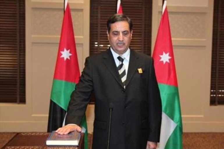 This undated photo released by the Jordanian state news agency PETRA shows Fawaz al-Etan, the Jordanian ambassador in Libya, during his oath when he was appointed to be the ambassador in Libya in Amman, Jordan. Masked gunmen abducted the Jordanian ambassador in the Libyan capital early Tuesday, April 15, 2014, officials said, the latest in a wave of abductions in the North African nation still plagued by lawlessness more than two years after the ouster of dictator Moammar Gadhafi.(AP Photo/PETRA)