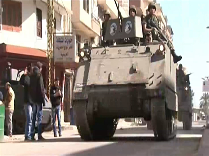 الجيش اللبناني بدأ خطة لضبط الوضع الأمني في طرابلس (الجزيرة)