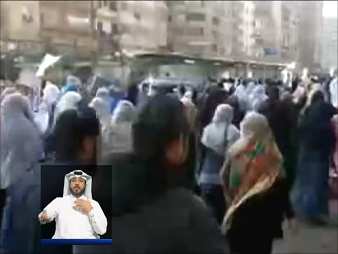 مظاهرات صباحية ترفض ترشح السيسي للرئاسة (الجزيرة)