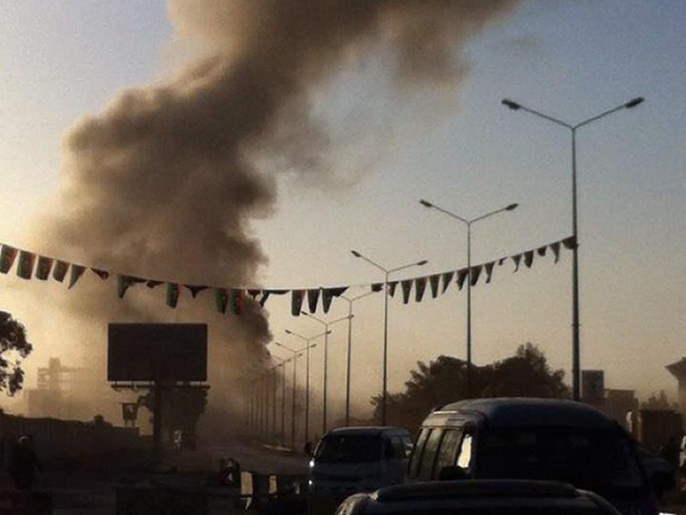 ‪المواجهات بين قوات حفتر وكتائب ثوار 17 فبراير متواصلة ببنغازي منذ مايو/أيار‬ (غيتي)