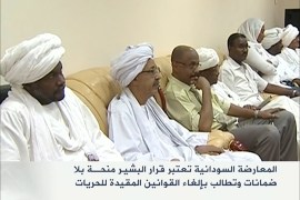 المعارضة السودانية تطالب بإلغاء القوانين المقيدة للحريات