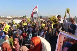 خروج مظاهرات مناهضة للانقلاب في مصر