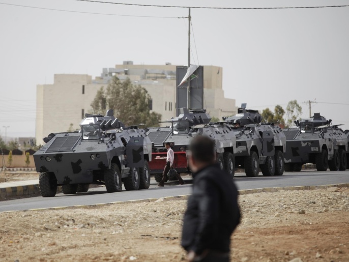 انتشار أمني للقوات الأردنية في معان (أسوشيتد برس)