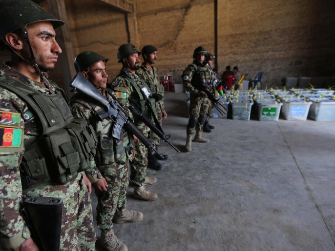 السلطات الأفغانية نشرت نحو 350 ألفا من قواتها لتأمين مراكز الاقتراع (الأوروبية)